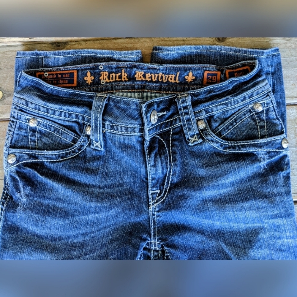 Rock Revival Patti Bootcut Jeans, Sz 29 - Picture 3 of 14